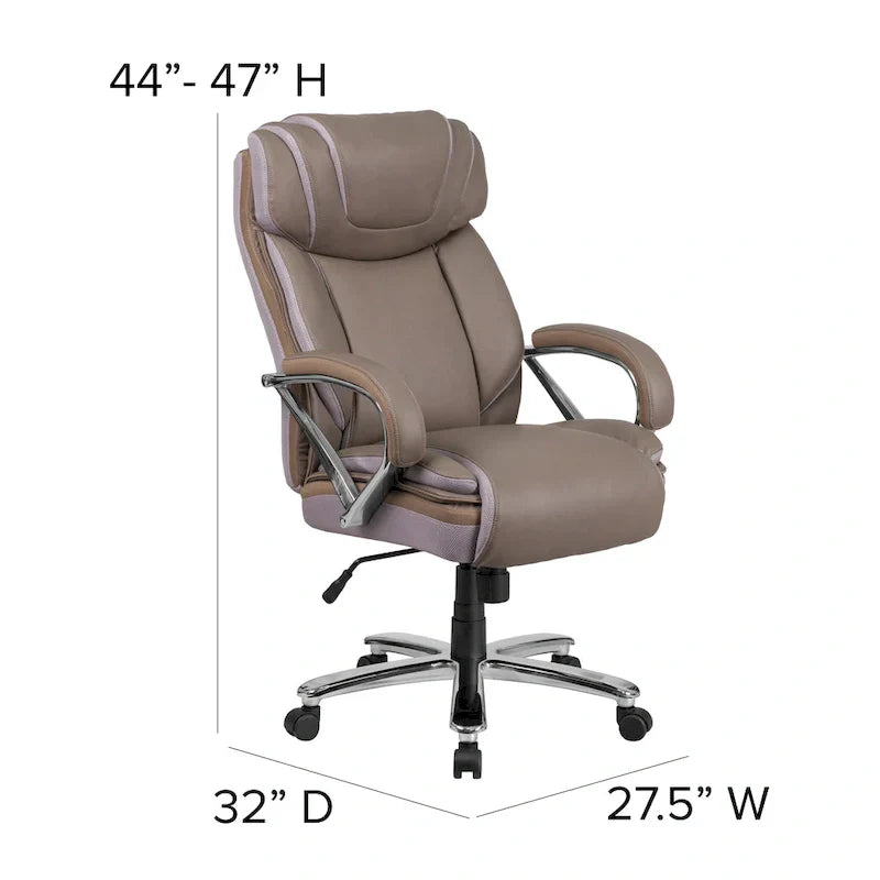Executive Ergonomic Swivel Office Chair for Big & Tall with LeatherSoft Upholstery - image 37
