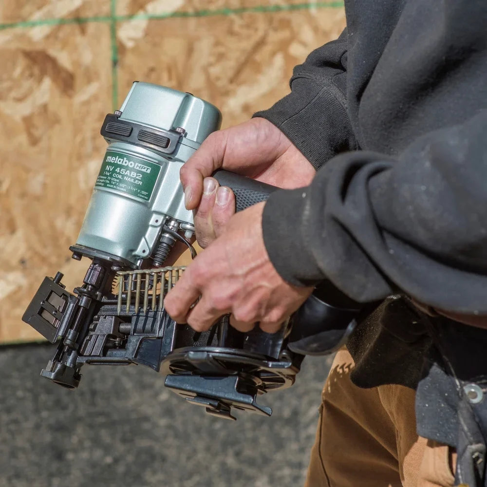 Metabo HPT Roofing Nailer, Pro-preferred Pneumatic Power Nailers in Roofing tools, Pneumatic Roofing Nailer for Asphalt Roofing Shingles - image 4