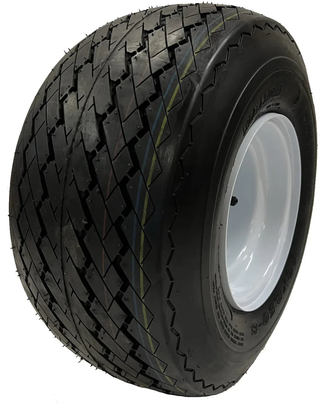4 - Pk Golf Cart Tire Rim Mounted 18 - 850 - 8 18X8.50 - 8 18 x 8.5 x 8 White 4 Lug Hole - image 3