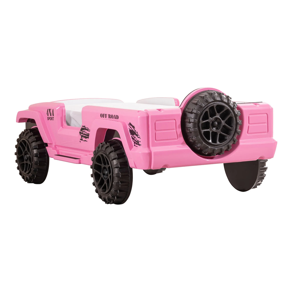 Furniture of America Terra Kids Plastic Twin SUV Bed with LED and Sound, Black - image 26