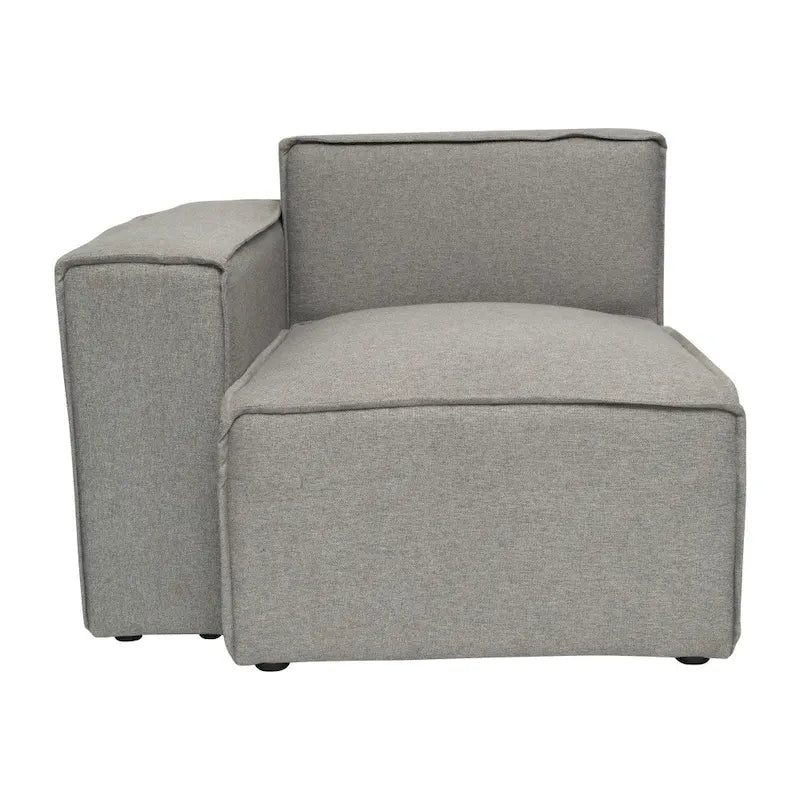 Modern Left Armrest Modular Sectional Sofa Chair - image 16