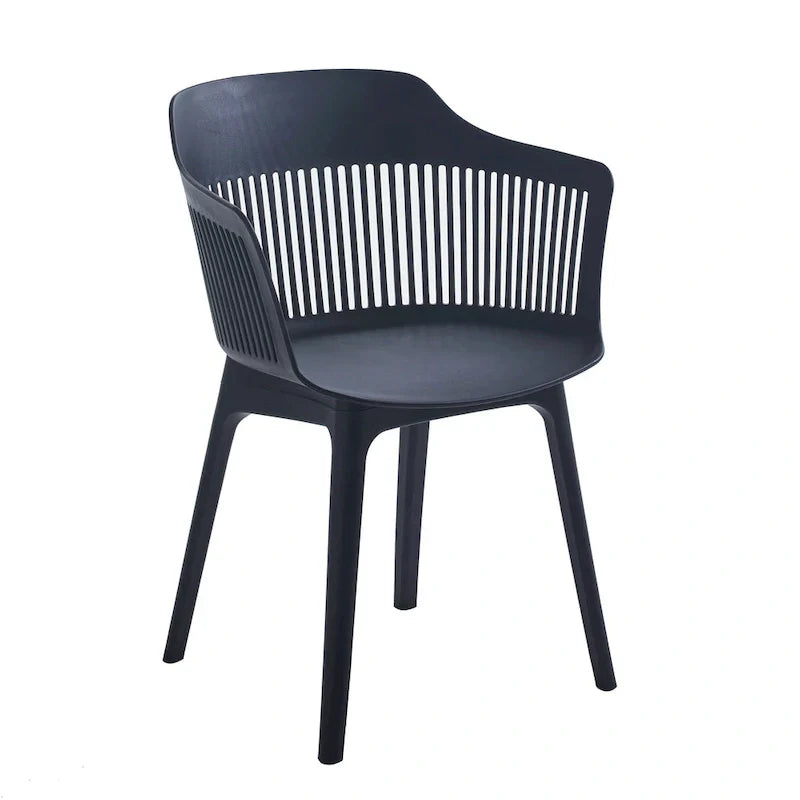 Porthos Home Palmer Set of 2 Dining Chairs with Plastic Shell and Legs - image 3