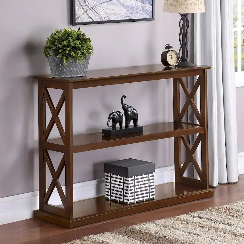 Coventry Console Table with Shelves by Convenience Concepts - image 9