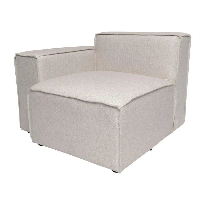 Modern Left Armrest Modular Sectional Sofa Chair - image 21