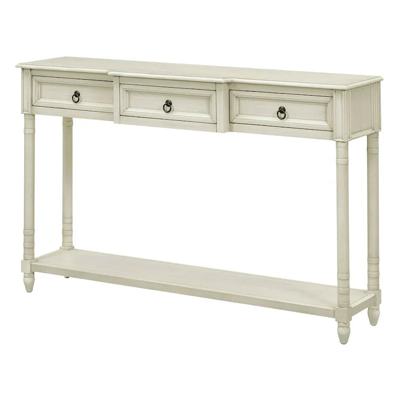 Entryway Console Table with Drawers and Extended Shelf - image 30