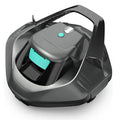 Cordless Robotic Pool Cleaner, Pool Vacuum Lasts 90 Mins, LED Indicator, Self-Parking, Ideal for Above/In-Ground Flat Pools u