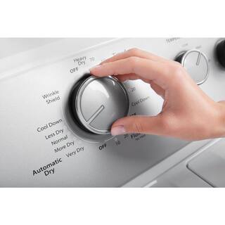 7.0 cu. ft. Electric Dryer, AutoDryTM System, Wrinkle ShieldTM, White - image 5