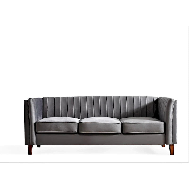 Square Design Sofa with Line Tufting - image 4