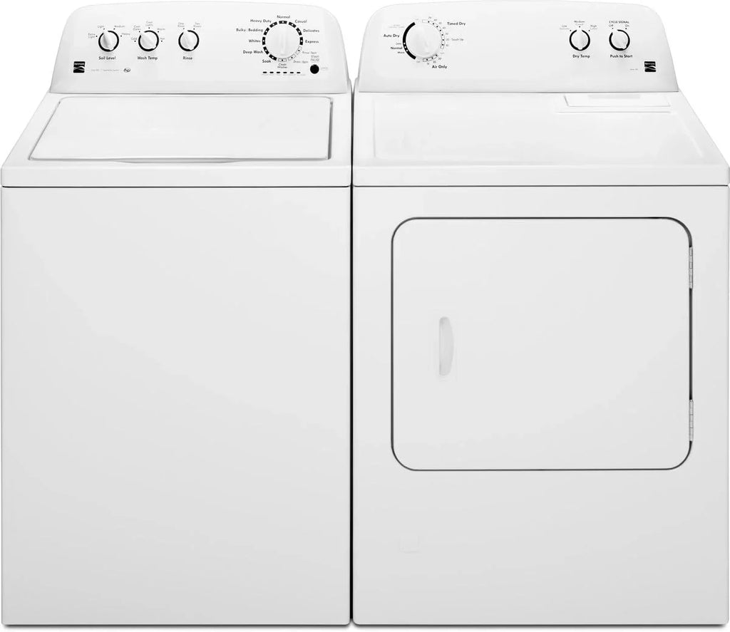 29′′ Front Load Electric Dryer with Wrinkle Guard and 7.0 Cubic Ft. Total Capacity, White