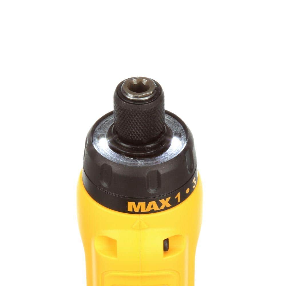 8V MAX Cordless Gyroscopic Screwdriver with Adjustable Handle. (2) 1.0Ah Batteries. Charger. and Bag DCF680N2 - image 11