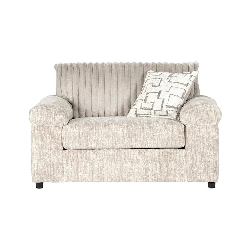 Roundhill Furniture Nason Wide Wale Corduroy Sofa, Loveseat, and Cuddle Chair Collection - image 10