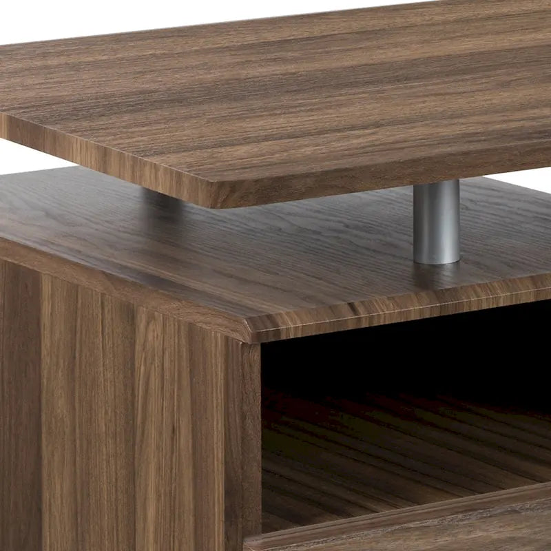 3-Drawer Pedestal Computer Desk with Keyboard Tray - image 22