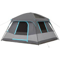 10' x 9' 6-Person Dark Rest Cabin Tent w/Skylight Ceiling Panels, 15.4 lbs