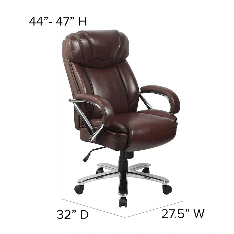 Executive Ergonomic Swivel Office Chair for Big & Tall with LeatherSoft Upholstery - image 25
