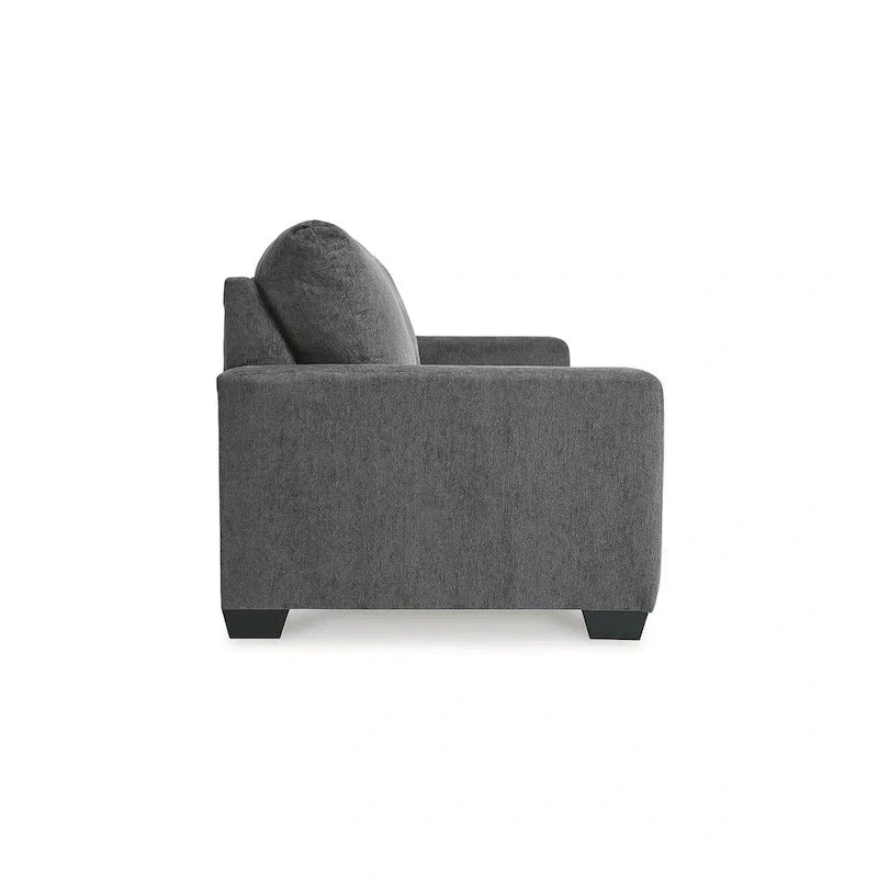 Signature Design by Ashley Rannis Pewter Queen Sofa Bed - Dimensions: 85W x 40D x 39H - image 5