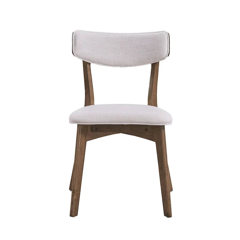 Mid Century Dining Table Set with 4 Upholstered Chairs and Wooden Frame - image 35