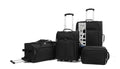Protege 4-Piece Softside Luggage Set, Black - image 1
