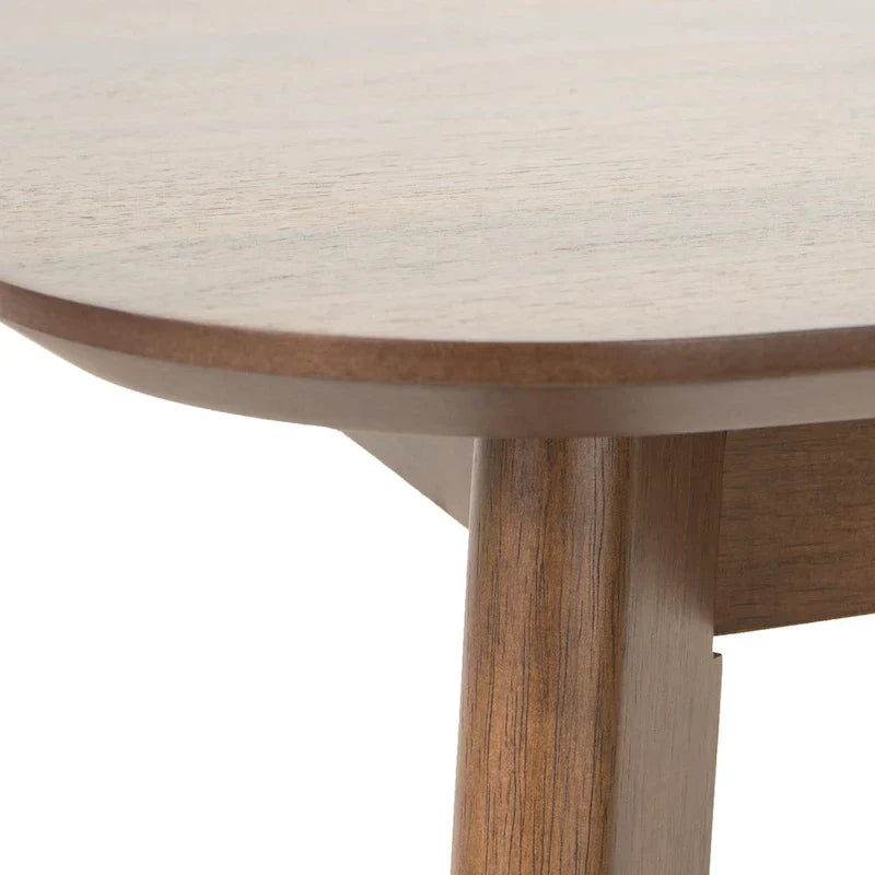 Mid Century Dining Table Set with 4 Upholstered Chairs and Wooden Frame - image 31