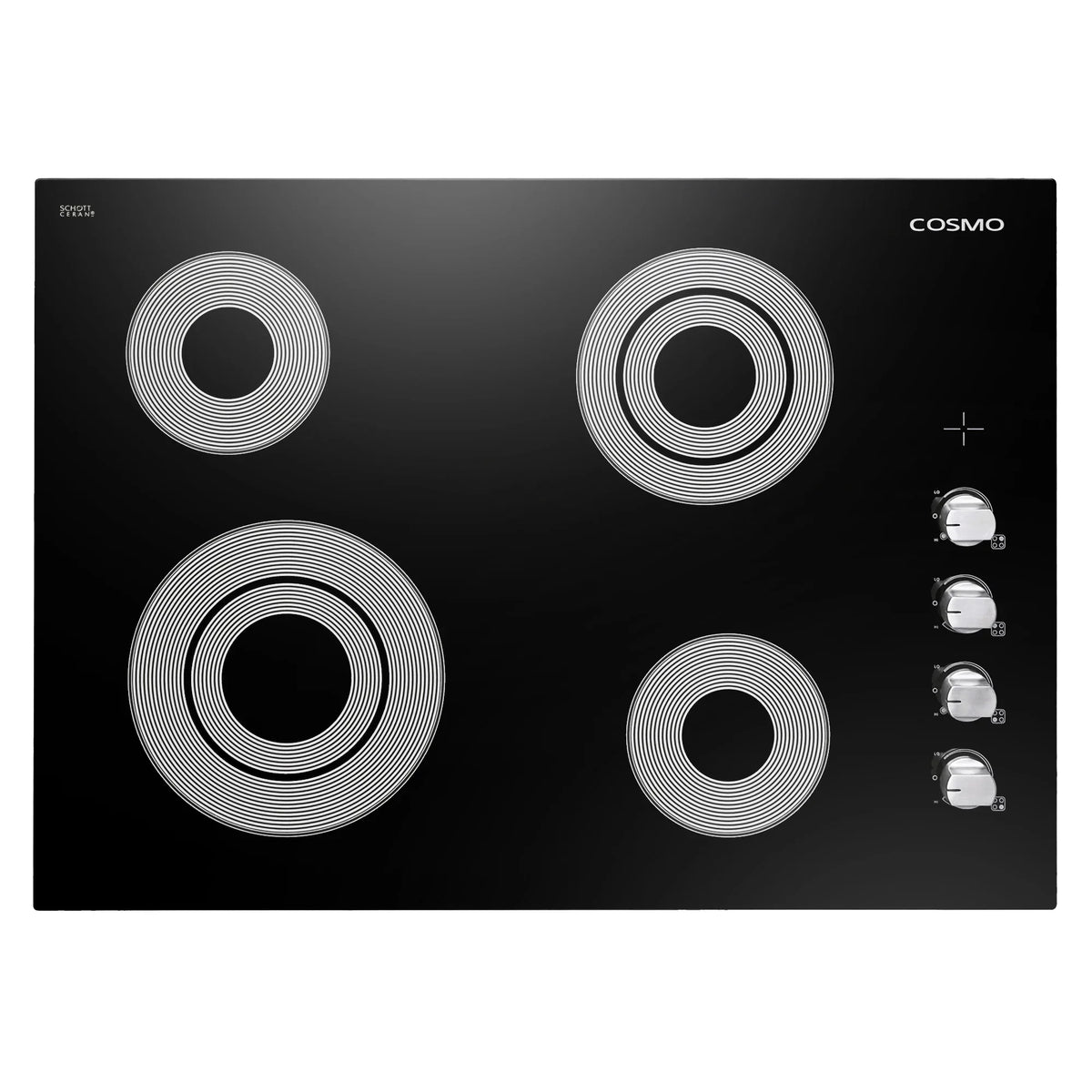 Cosmo 5 Piece Kitchen Appliance Package With 30" Electric Cooktop 24" Single Electric Wall Oven 30" Over-the-range Microwave French Door Refrigerator & 24" Built-in Fully Integrated Dishwasher - image 17