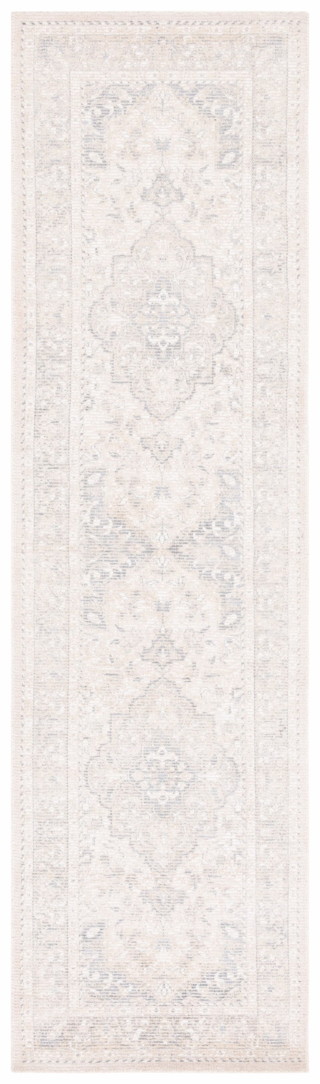 SAFAVIEH Restoration Vintage April Medallion Area Rug, Grey/Ivory, 8' x 10' - image 3