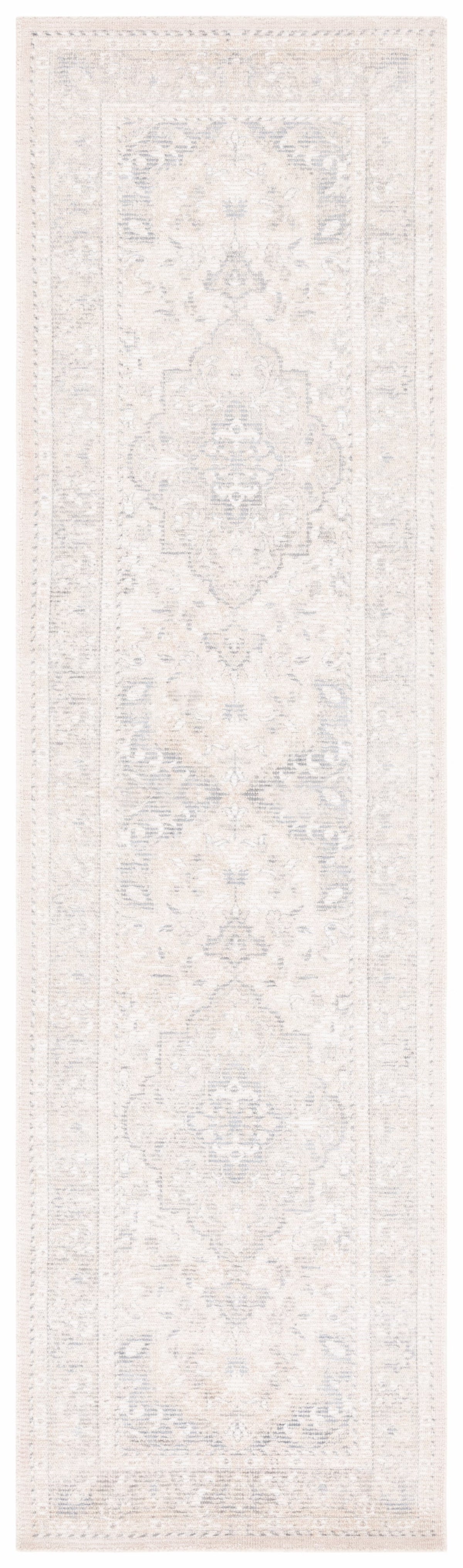 SAFAVIEH Restoration Vintage April Medallion Area Rug, Grey/Ivory, 8' x 10' - image 3