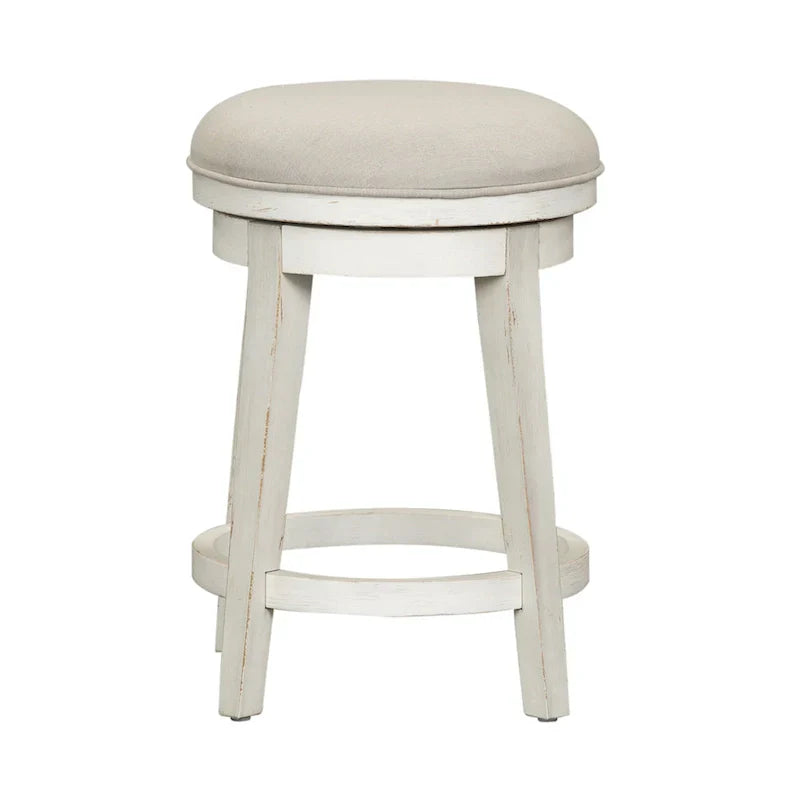 Distressed White 4-Piece Modern Farmhouse Flea Market Set - image 13