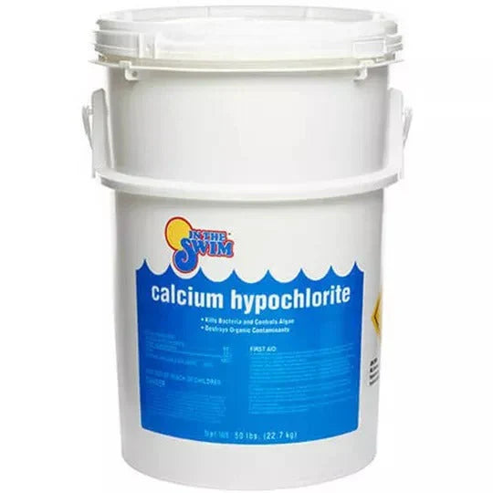 50 LBS CALCIUM HYPOCHLORITE POOL SHOCK BUCKET - image 1