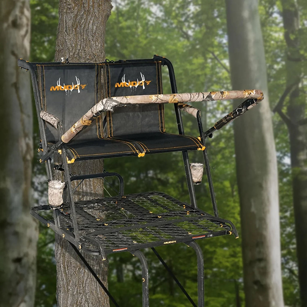 MUDDY Nexus XTL Ladder Tree Stand, 20ft, 500lb Capacity, 2-Person - image 4