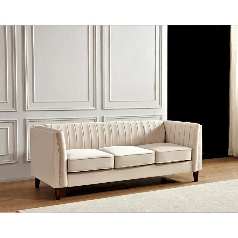 Square Design Sofa with Line Tufting - image 21