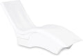 Pool Lounger, Fade-Resistant, Waterproof Patio Furniture, Pool Lounge Chair for Sun Shelf, Use in Pools with Shelves Up to 9-Inches Deep or Outside Pool Deck, Weighted, White - image 3