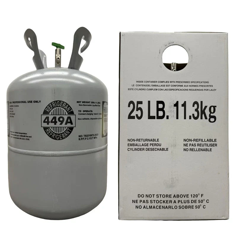 25LB R449A R-449A Freon Refrigerant Gas