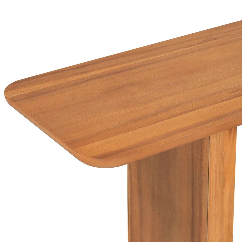 Christopher Knight Home - Mirod Stylish Minimalist Console Table with Curved Corners and U-Base - image 19