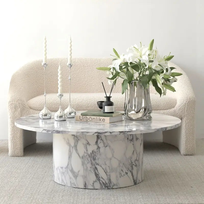 40-Inch Pedestal Coffee Table - image 6