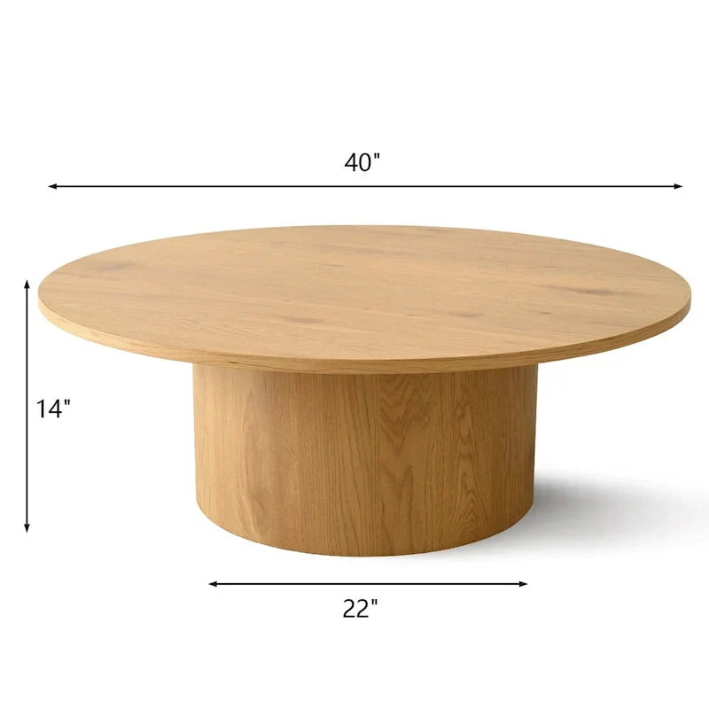 40-Inch Pedestal Coffee Table - image 11