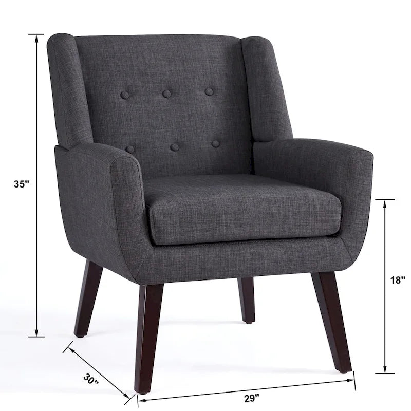 HUIMO Set of 2 Modern Tufted Accent Chair - image 32