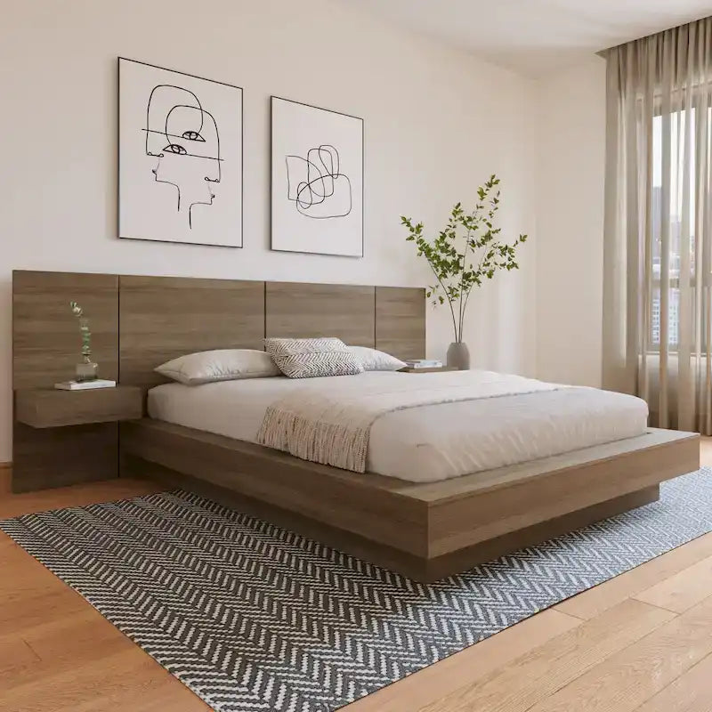 Napa 4-Piece Bedroom Set with Floating Nightstand - image 3