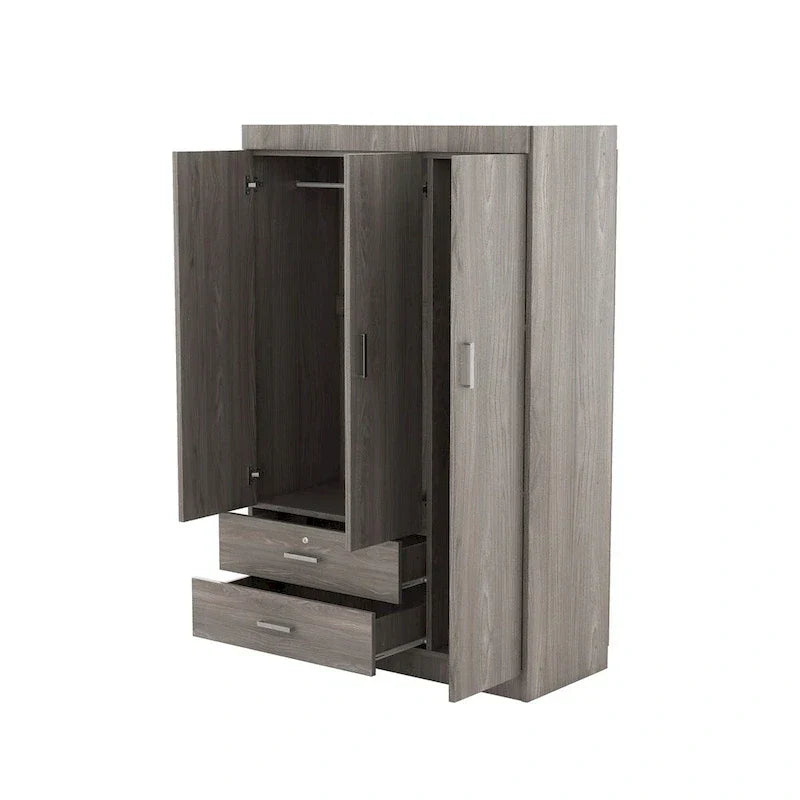 3-Door Wardrobe with 2 Drawers - image 21