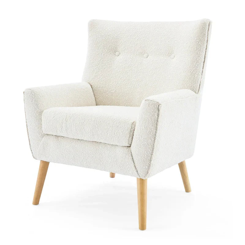 Christopher Knight Home Almond Boucle Tufted Back Accent Chair - image 5