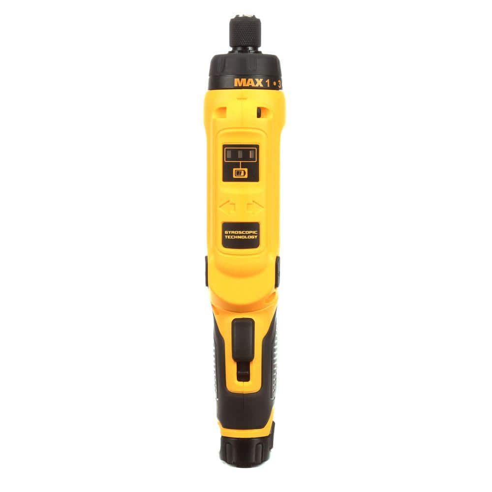 8V MAX Cordless Gyroscopic Screwdriver with Adjustable Handle. (2) 1.0Ah Batteries. Charger. and Bag DCF680N2 - image 7