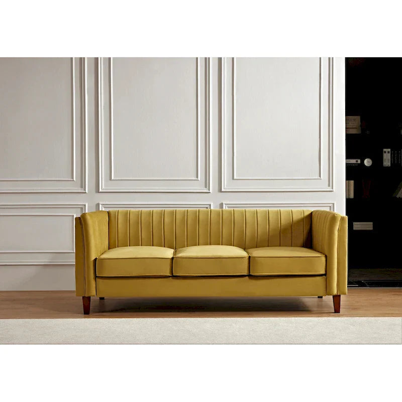 Square Design Sofa with Line Tufting - image 14