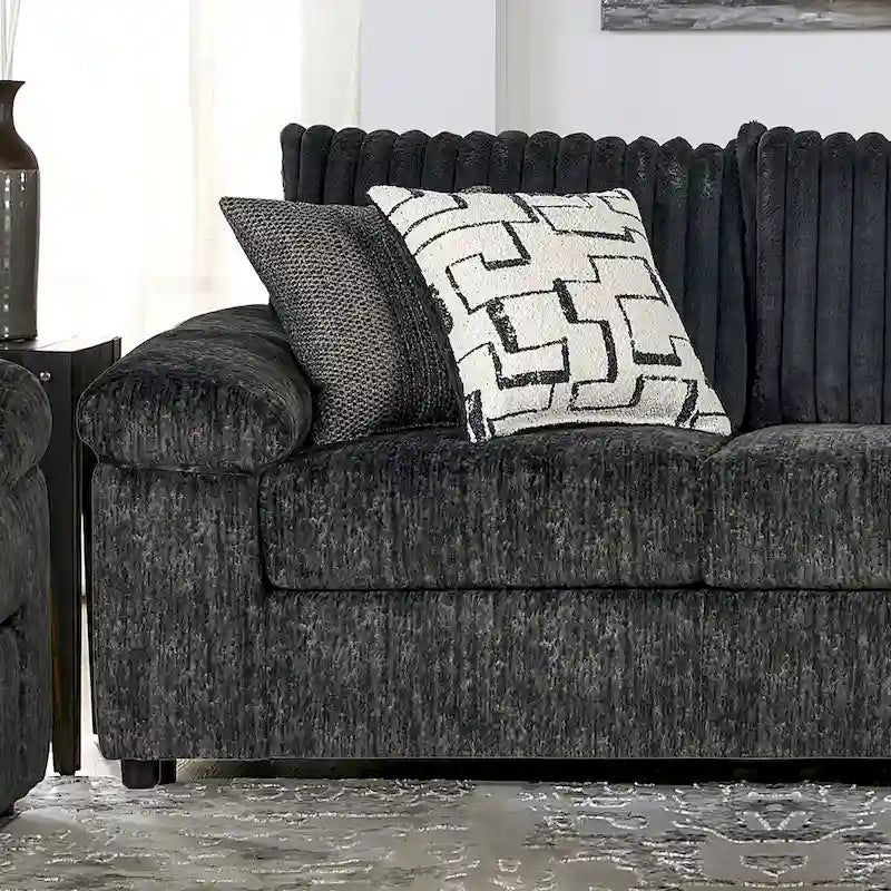 Roundhill Furniture Nason Wide Wale Corduroy Sofa, Loveseat, and Cuddle Chair Collection - image 19
