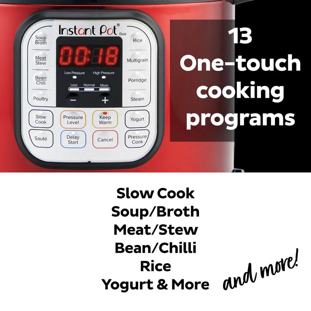Instant Pot Duo™ 6 Quart Multi-Cooker, Red Stainless Steel - image 5