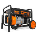 6000-Watt RV-Ready Portable Generator with Wheel Kit Carb Compliant - image 1