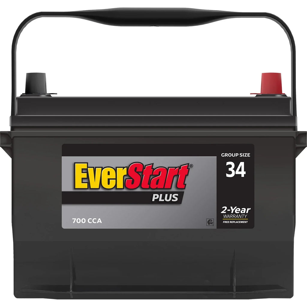EverStart Plus Lead Acid Automotive Battery, Group Size 34 12 Volt, 700 CCA 120RC - image 5