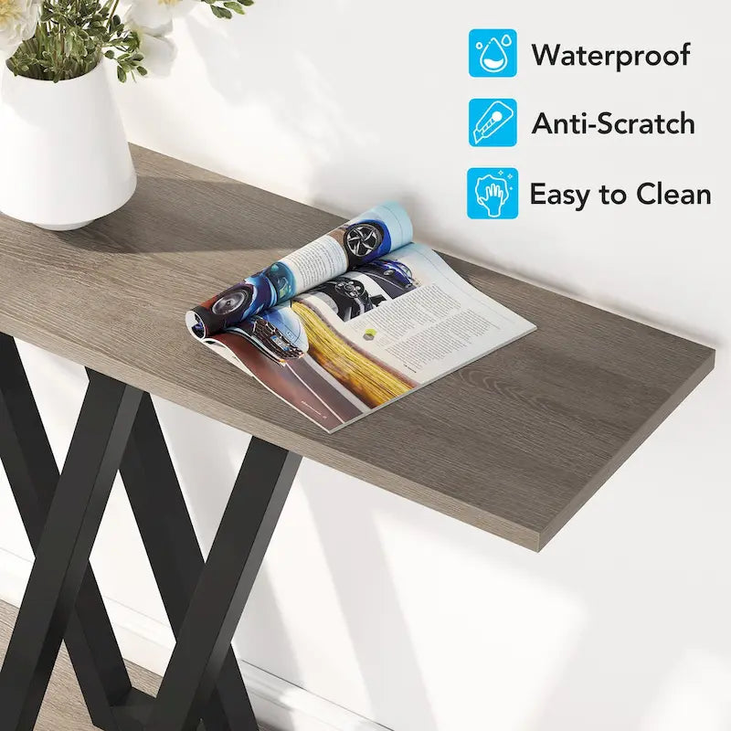 43-Inch Narrow Console Table for Entryway and Living Room - image 22