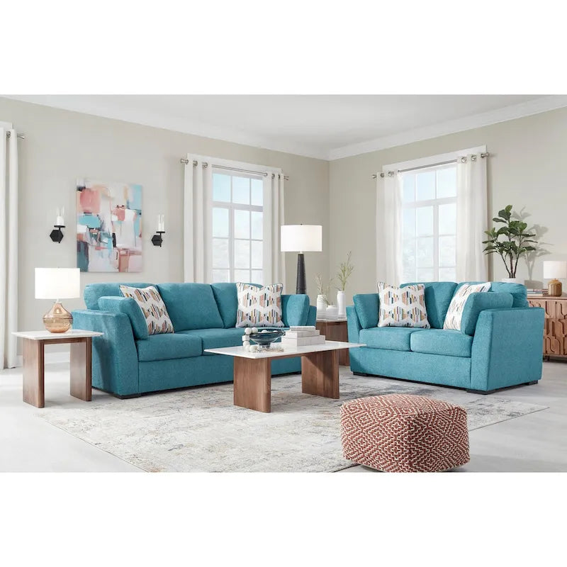 Roundhill Furniture Clareen 2-Piece Sofa and Loveseat Living Room Set - image 12