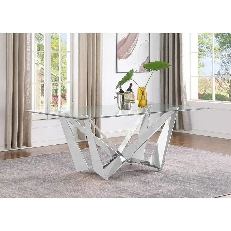 Premium Quality Glass Dining Table for Elegant Dining - image 1