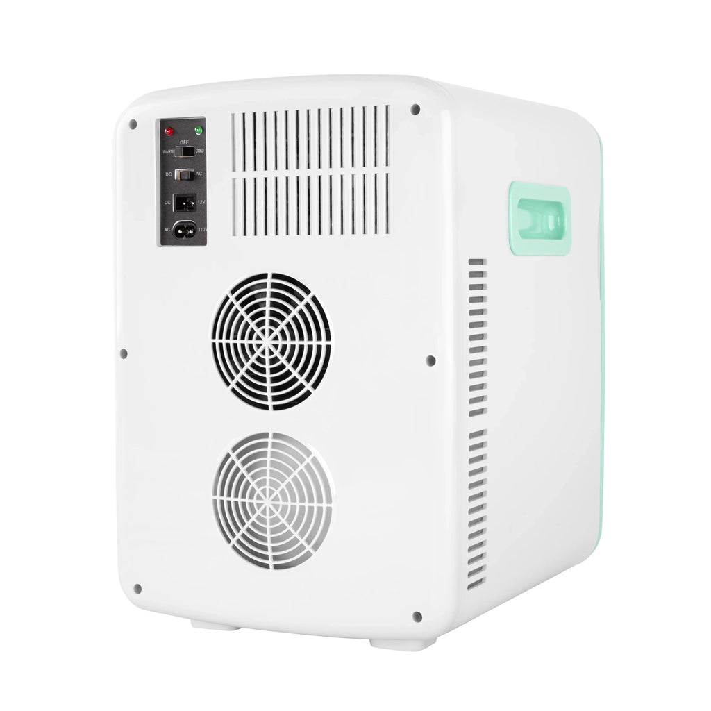 Cooluli Classic Turquoise 15 Liter Compact Portable Cooler Warmer Mini Fridge for Bedroom, Office, Dorm - image 6