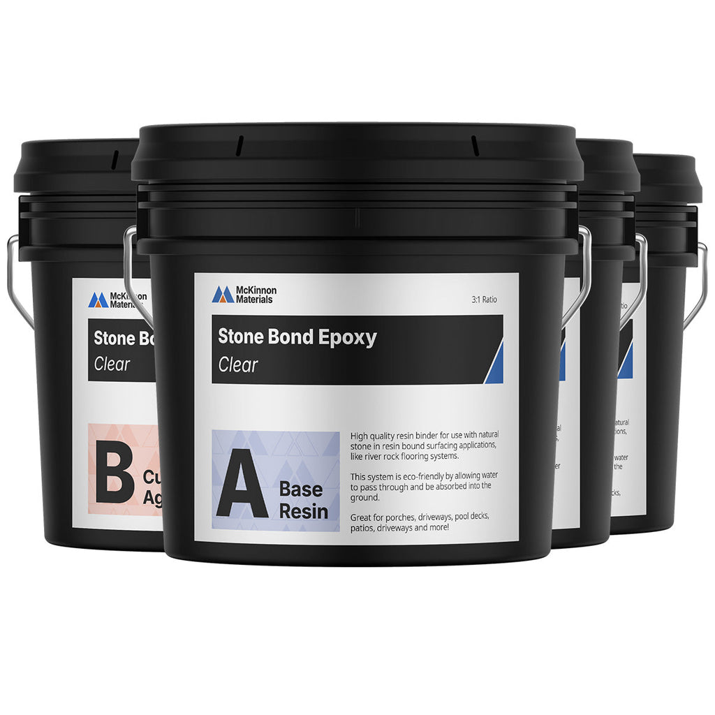 Stone Bond Epoxy Kit, Resin Bound Stone Epoxy for Gravel & Pebble Stone