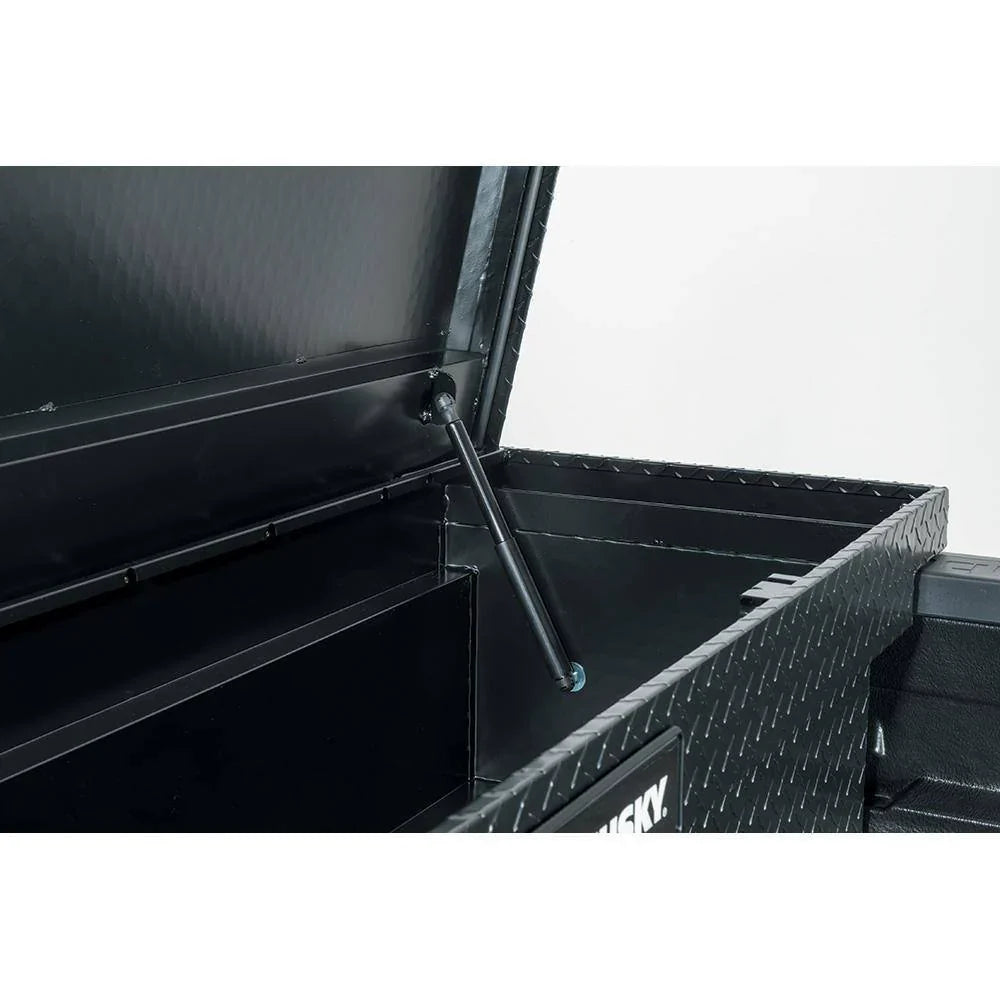 61.86 Matte Black Aluminum Low Profile Truck Tool Box for Mid-Size Trucks
